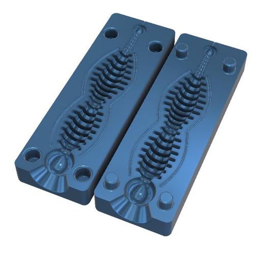 Download STL file Trout baits Mold • 3D printing model ・ Cults