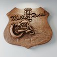 7.png Route 66 Mother Road Shield STL | 3D CNC File | Biker Wall Art & Man Cave Decor