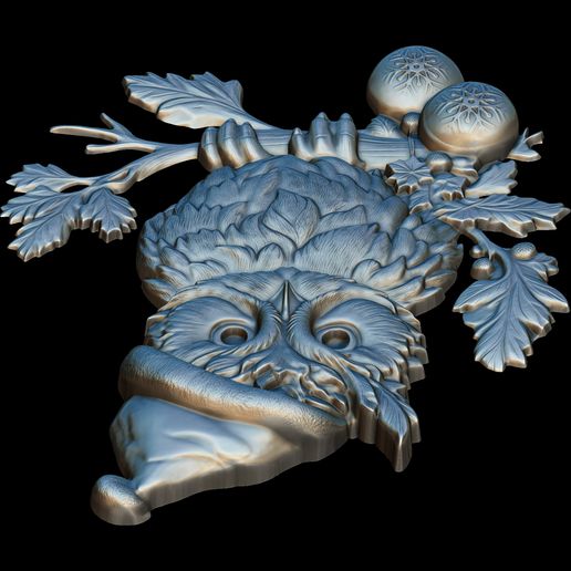 STL file The Owl of Christmas Magic Relief 3D print model 🦉 (OBJ)・3D ...