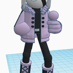 3D file Sans FNF INDIE CROSS ❌・3D printable model to download・Cults