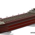 000.jpg SS Edmund Fitzgerald Modular 1.5m long model
