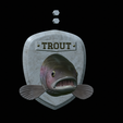 Rainbow-trout-solo-model-open-mouth-1-4.png fish head trophy rainbow trout / Oncorhynchus mykiss open mouth statue detailed texture for 3d printing
