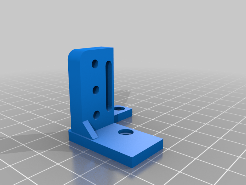 BLTouch_Mount_with_recessed_nuts.png Free STL file BLTouch mount for stock Creality hot end with recessed nuts・3D print design to download, benebrady