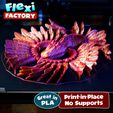 Dan-Sopala-Flexi-Factory-Phoenix-_01.jpg STL-Datei Flexi Print-in-Place Phoenix・3D-druckbares Modell zum herunterladen