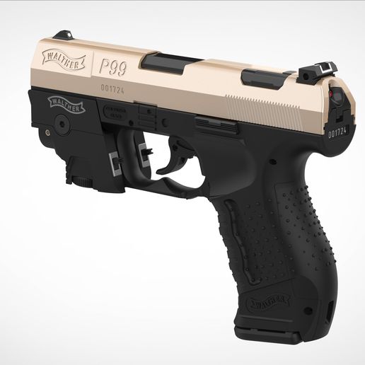 トイガン MARUZEN WALTHER P99 MOVIE PROP SERIES Maruzen P99 GBB Pistol (Licensed by Umarex / Walther) - RWA