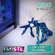 funstl-paco-flexi-articulated-mosquito-picture-1.png FUNSTL - PACO, Articulated Mosquito Flexi 3MF
