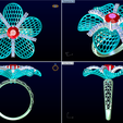 Nhan-luoi-N5098-01.png Flower ring - Mesh ring - Womens ring - N5098