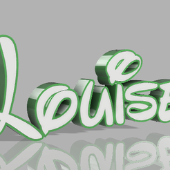 Louise-v22.png Datei STL Heller Vorname Louise herunterladen • Design für 3D-Drucker, ValentinRichard