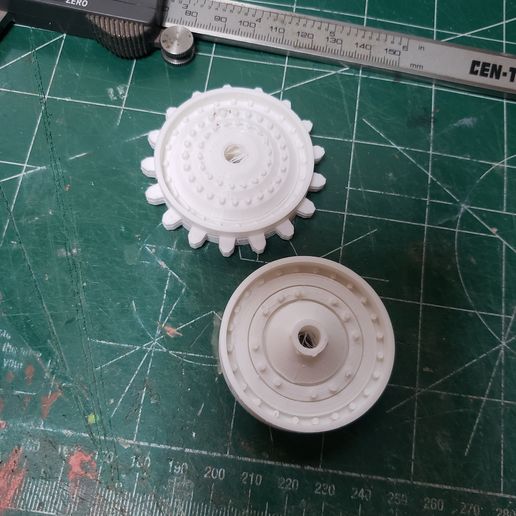 THUNDERBIRDS firefly wheels - 3D model önizlemesi