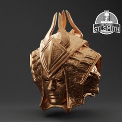 Mask_of_the_Shapeshifter_Render_Bronze.jpg Mask of The Shapeshifter Baldur's Gate Life Size Prop STL