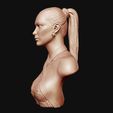 11.jpg Bella Hadid portrait sculpture 3D print model