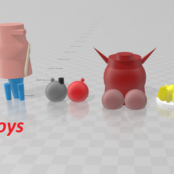 0b288928-9090-4ed8-98af-ffbcce0e67c4.png Bing's Openscad Toys Pack 3