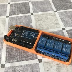 photo_2018-08-17_10-36-07.jpg Free STL file Automation - Arduino / Relay Board Holder・Template to download and 3D print