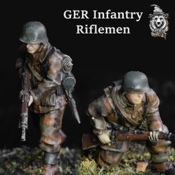 riflemen_banner.jpg WW2 GER Infantry Riflemen, 28mm