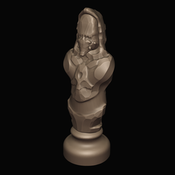bishop3.png Download file Chess Bishop • 3D print object, Anti-Matter3D