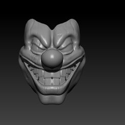 1.jpg Free STL file Clown Mask・3D printer model to download