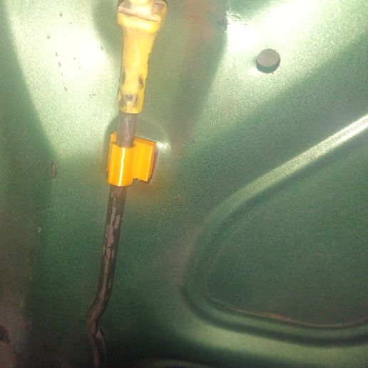 Spare clip for 8 mm automotive hood rod 3D model