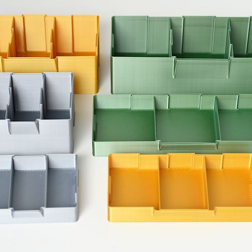 STL file Fastprint modular storage drawer system・3D printer model to