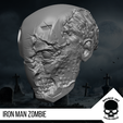 5.png Iron Man Zombie Head for 6 inch action figures