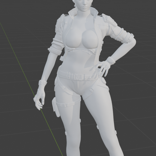 🧥 Nell First Descendant no coat , shirt mod・ STL File for 3D printing・Cults
