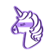 UNICORN cookie cutter in v1.stl unicorn cookie cutter