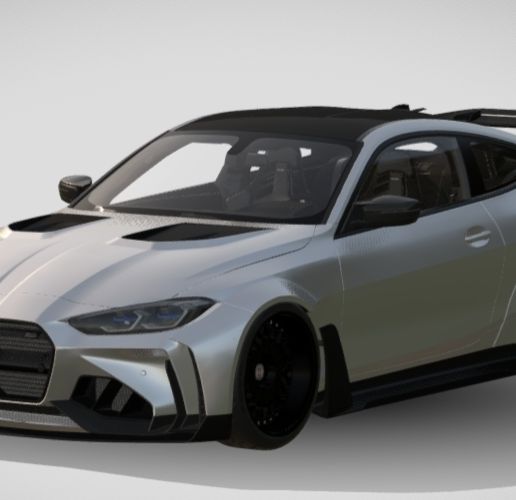 2022 BMW BMW G82 M4 ADRO CARBON FIBER WIDEBODY KIT – Modello 3D gratuito STL