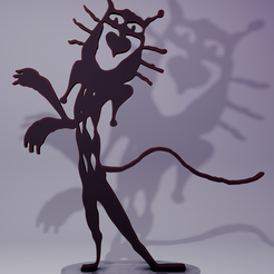 1.png Fichier 3D gratuit Insidious Very Insidious Cat | Le chiot bleu clair・Plan à télécharger et à imprimer en 3D