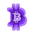 Bitcoin-sculpt.STL Bitcoin-Tischständer