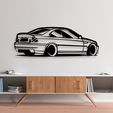 bmw.jpg BMW M3 E46 angled wallart