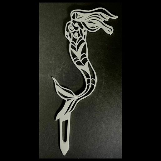 Mermaid Decorative Plant Support