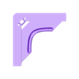 35mm_corner_bracket.stl Corner bracket (35mm) with cable channel