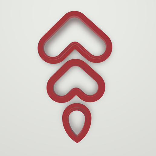 POLYMER CLAY CUTTER 6SIZE 3D model