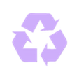 RecyclingNoBase.stl !!!SAVE THE PLANET!!!