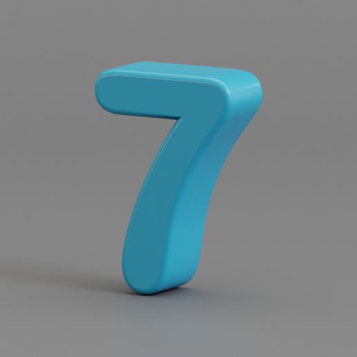 Number 7 Letter