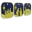 ab2a44d3-fec6-4804-bfea-accd68872181.png Free STL file CHRISTIAN NATIVITY ORNAMENTS TO HANG ANYWHERE -MARY JOSEPH AND JESUS - THREE WISE MEN AND A SHEPHERD BOY・3D print design to download