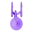 DSC_Constitution_AltNacelles_TOSscale_Stl.stl Star Trek DSC Style Constitution Class