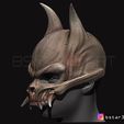 22.JPG Oni Skull Mask - Hannya Mask-Devil Mask For cosplay 3D print model