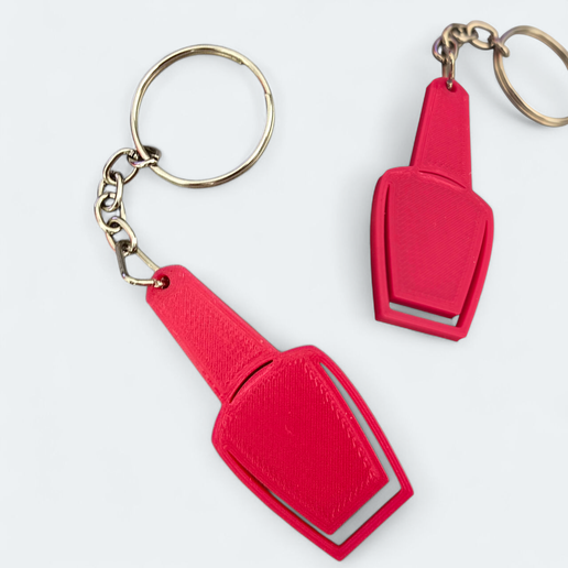 🔑 enamel key ring・ STL File for 3D printing・Cults