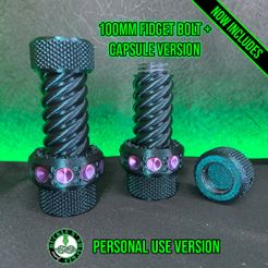 Fidget-Bolt-Capsule-Personal-2.jpg Файл STL Fidget Bolt & Capsule Version - личное использование・3D-печатная модель для загрузки