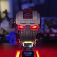 ie o Py a, é f | LED Illuminated Pedestal for Lego Helmets