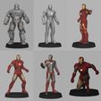 page1.jpg Ironman Super Pack x36 Figures - low poly 3d print