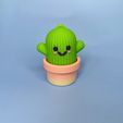 1000001932.jpg Kawaii Cactus Keychain with Hidden Clicker