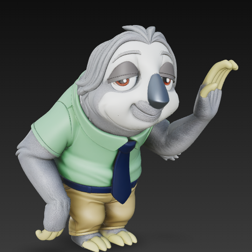 🦸 Zootopia, Flash・ STL File for 3D printing・Cults