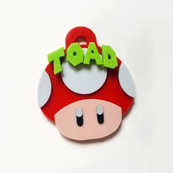 IMG_E8051.jpg Archivo STL Llavero Toad Mario Bros・Plan para descargar y imprimir en 3D