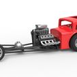 1.jpg Diecast Dragster old school à moteur avant avec coque Echelle 1:25