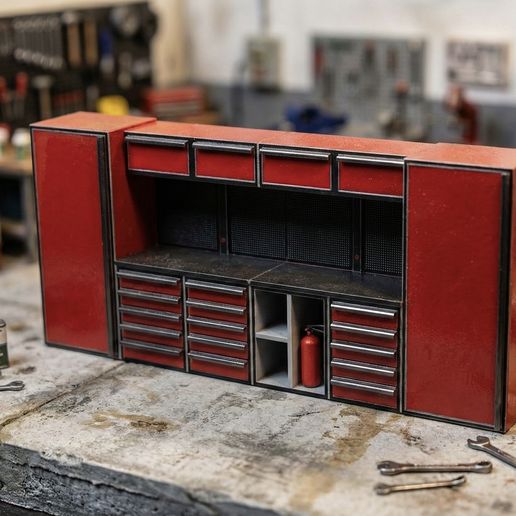 🧑‍🔧 Ultimate 1/64 Garage Equipment & Tools Pack (Lift, Workbench, Jacks ...