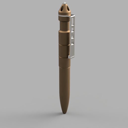 Simplistic Tactical Pen 3D model