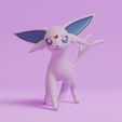 espeon-2.0-render.jpg Pokemon - Espeon (New Version!!)