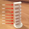 Capture d’écran 2017-02-27 à 17.52.16.png Archivo STL gratis Prueba de calibración de tortura de temperatura Ultimaker 2・Plan para descargar y imprimir en 3D