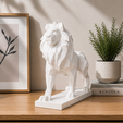 ChatGPT-Image-22-chierv.-2026-r.,-14_47_45.png Low Poly Lion STL | Geometric Lion Sculpture | Modern Home Decor | 3D Print Model